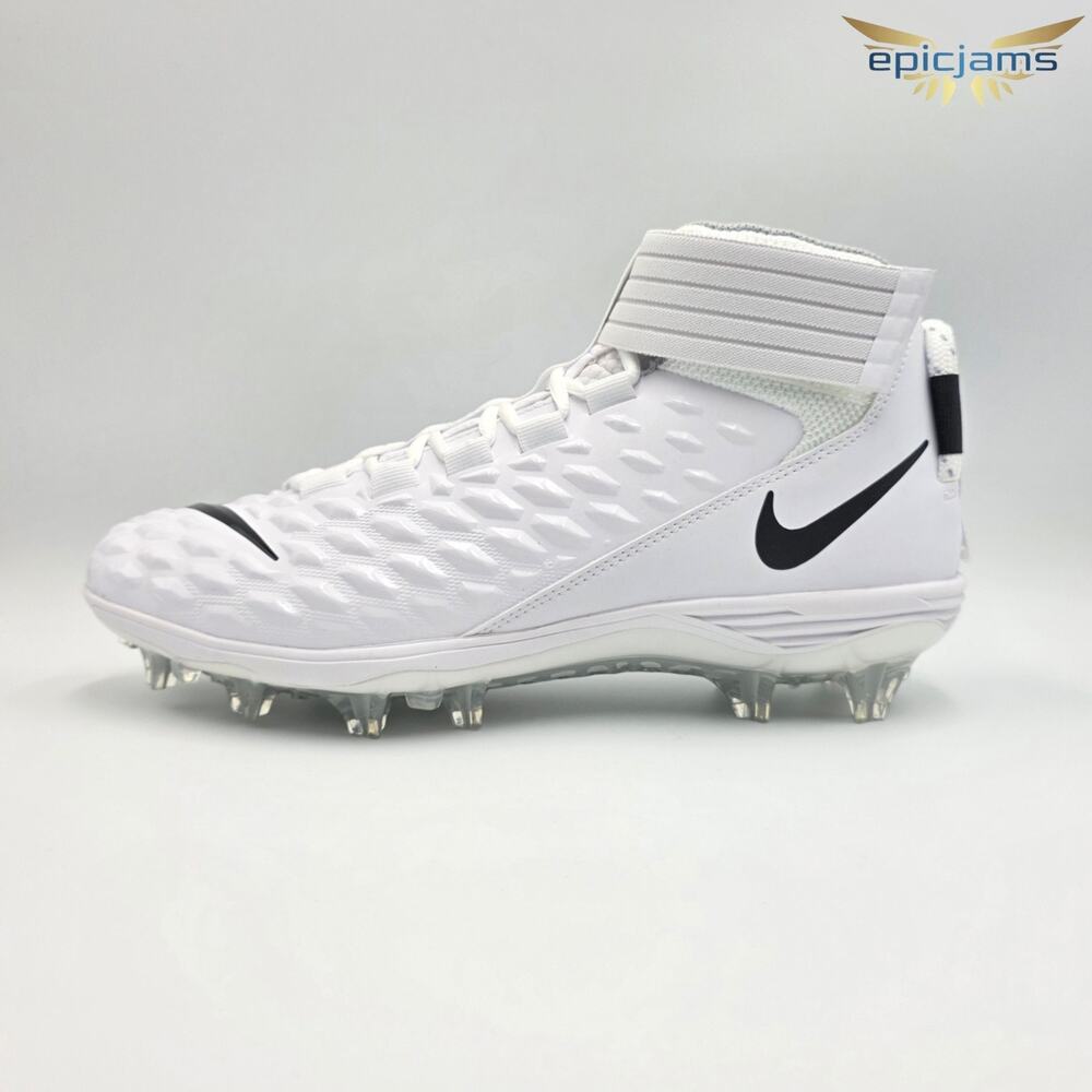 Nike Force Savage Pro 2 Men's Size 11 Football Cleats AH4000-100 White Black New